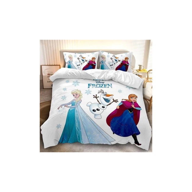 Постільна білизна ШЕМ Royal Satin Frozen підліткова 150 х 215 (1,5 RS Kids_Frozen) - изображение 1
