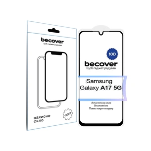 Скло захисне BeCover 10D Samsung Galaxy A17 5G SM-A176 Black (713688) зображення 1