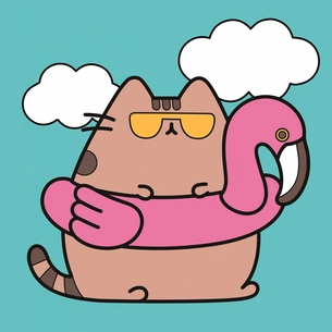 Картина по номерам Santi Кіт на відпочинку 25*25 см (954249) зображення 1