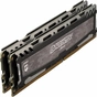 Модуль пам'яті для комп'ютера DDR4 16GB (2x8GB) 2666 MHz Ballistix Sport Micron (BLS2K8G4D26BFSBK) - зменшене зображення 2