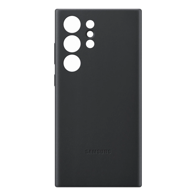 Чохол до мобільного телефона Samsung Galaxy S23 Ultra Leather Case Black (EF-VS918LBEGRU) - зображення 1