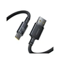 Дата кабель USB 2.0 AM to USB-C 1.0m 100W/7.5W black Baseus (E0426W01) - уменьшенное изображение 1