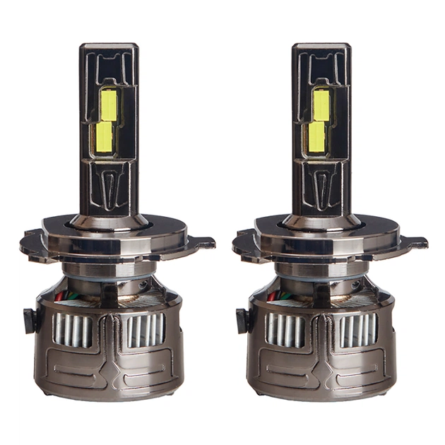Автолампа PULSO Lampy PULSO LF4-H4-H/L/Flip Chip/12V/300W/100000Lm/6000k (LF4-H4) - изображение 1