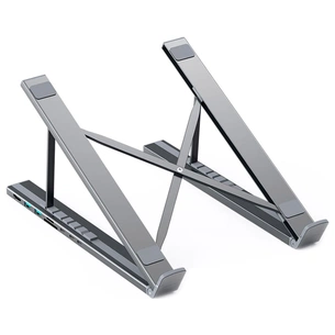 Порт-реплікатор Choetech USB-C 7-in-1 (HDMI/PD/картридер/USB-A/USB-C) Docking Station (HUB-M48-GY) зображення 1