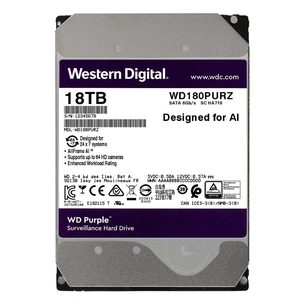 Жорсткий диск 3.5" 18TB WD (WD180PURZ) зображення 1