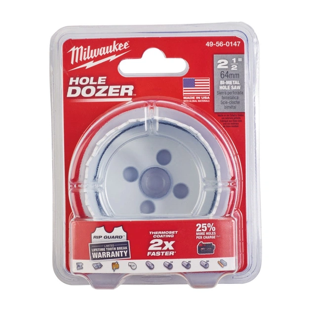 Коронка Milwaukee Bi-Metal 64мм (49560147) - picture 2