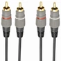 Кабель мультимедийный 2RCA to 2RCA 2.5m Cablexpert (CCAP-202-2.5M) - уменьшенное изображение 1