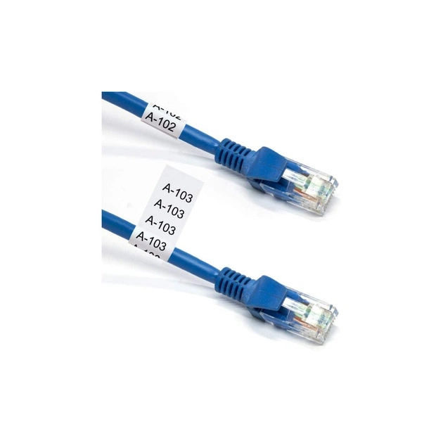 Стрічка для принтера етикеток UKRMARK сумісна з TZEFX231. гнучка, 12мм х 8м. black on white (TZeFX231) (900407) - picture 3