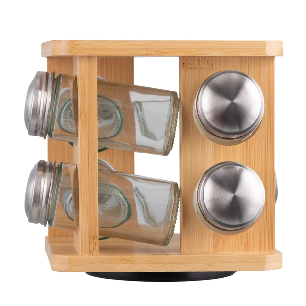 Набір для спецій Ardesto Midori, 9 предметів, 80мл бамбук, нержавіюча сталь (AR1408B) - picture 2