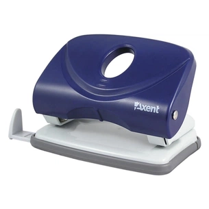 Діркопробивач Axent Welle-2 plastic, 20sheets, blue (3820-02-А) зображення 1