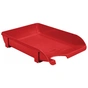 Лоток для паперів Economix горизонтальний пластик, червоний непрозорий (E31801-23) - зменшене зображення 1