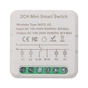 Автоматичний вимикач TUYA Wifi 16A 2-канальный (HS084028) - зменшене зображення 1