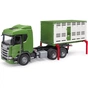 Спецтехніка Bruder Scania Super 560R для перевезення тварин 1:16 з коровою (03548) - зменшене зображення 3