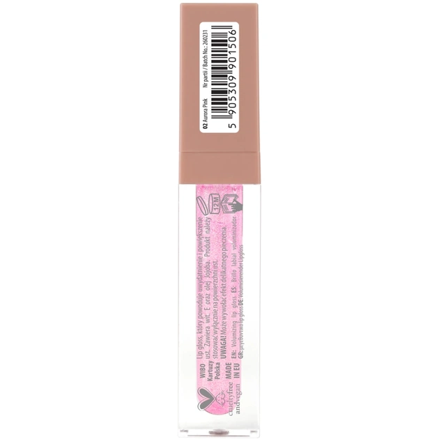 Блиск для губ NAM Lip Gloss Volume 03 - Paradise Pink (5901571041988) - picture 2