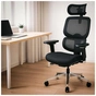Офісне крісло Mealux D2 Air Fabric Black (HF-D2 F/B) - зменшене зображення 11
