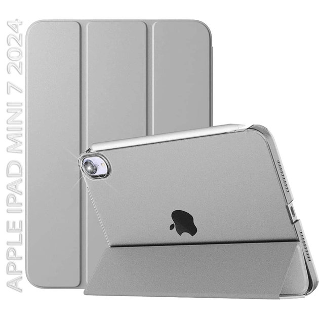 Чохол до планшета BeCover Tri Fold Hard Apple iPad Mini 7 2024 Gray (712452) - зображення 1