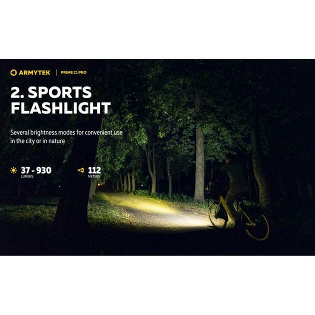 Ліхтар Armytek Prime C1 Pro Marnet USB Warm (F07901W) - зображення 9