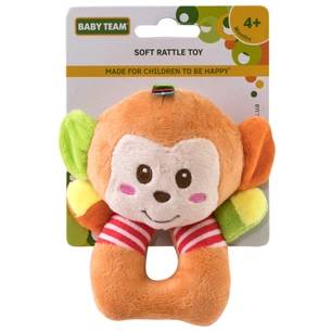 Брязкальце Baby Team м'яке Мавпочка (8501_Обезьянка) зображення 1