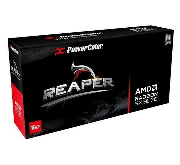 Відеокарта AMD Radeon RX 9070 XT 16GB GDDR6 Reaper PowerColor (RX9070XT 16G-A) - picture 3