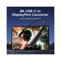 Кабель мультимедийный USB-C to DisplayPort M 0.25m 8K black Vention (CRGBC) - уменьшенное изображение 2