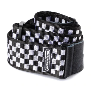 Ремінь для гітари Jim Dunlop Classic Black / White Check Strap (D38-31BK) зображення 1