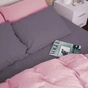 Постільна білизна MirSon 001-008 Ash grey/Pink Фланель 2 x 160 x 220 Сімейний Євро (2200009660924) - зменшене зображення 5
