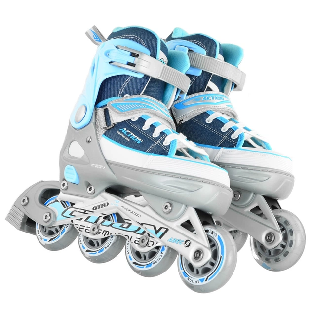 Роликові ковзани Action Kire Блакитні 37-40 (PW-126B-13-2BLUE/37-40) - picture 11
