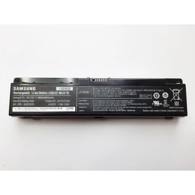 Акумулятор до ноутбука Samsung N310 AA-PL0TC6A, 66Wh (8850mAh), 6cell, 7.5V, Li-ion (A47618) - зображення 1