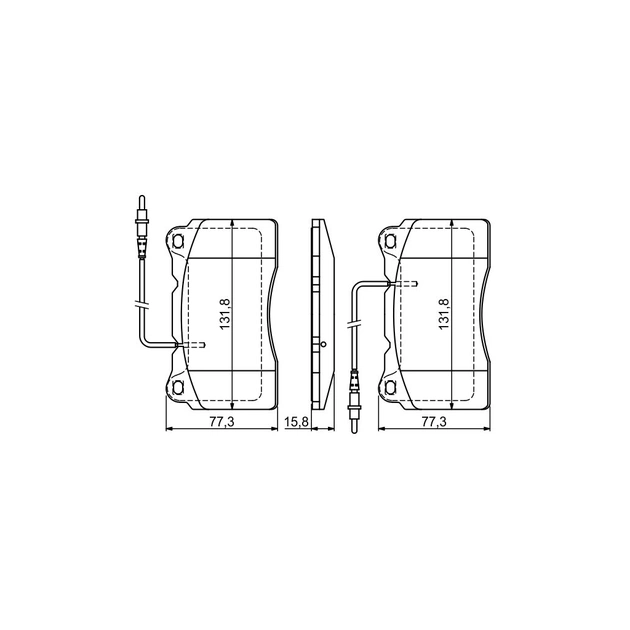 Тормозные колодки Bosch 0 986 424 738 - изображение 5