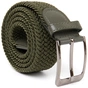 Ремінь Vintage Текстильний чоловічий Оливковий (20527) - зменшене зображення 2