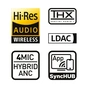 Гарнiтура Hator Phoenix 2 Wireless White (ESH41) - зменшене зображення 3