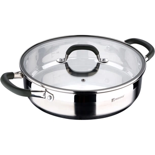 Сотейник Bergner Midnight з кришкою 28 см, 3.8 л (BG-32128-MM) зображення 1