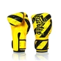 Боксерські рукавички Fairtex BGV14Y Yellow/Black 12 унцій (бинти в комплекті) (BGV14Y_12oz_Yellow/Black) - зменшене зображення 3