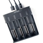 Зарядний пристрій для акумуляторів EnerGenie input:TYPE-C/Micro-USB, AAA/AA/...14650/18650, power bank function (BC-USB-02) - зменшене зображення 2