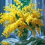 Картина по номерам Santi Мімоза 40*40 (954841) - зменшене зображення 1