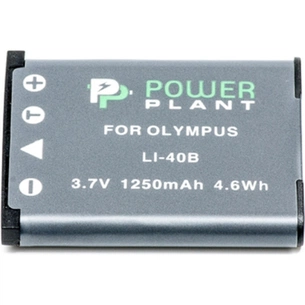 Акумулятор до фото/відео PowerPlant Olympus Li-40B, Li-42B, D-Li63, D-Li108, NP-45, NP-80, NP-82 (DV00DV1090) изображение 1