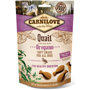 Ласощі для собак Carnilove Semi Moist з перепілкою й орегано 200 г (8595602527359) зображення 1
