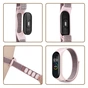Ремінець до фітнес браслета BeCover Nylon Style для Xiaomi Mi Smart Band 7 White-Gray (707663) - зменшене зображення 2