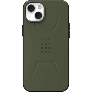 Чохол до мобільного телефона UAG Apple iPhone 14 Plus Civilian Magsafe, Olive (114037117272) изображение 1