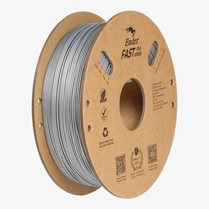 Пластик для 3D-принтера Creality PLA Fast, Ender, 1.75мм, silver, 1кг (3301010434) зображення 1