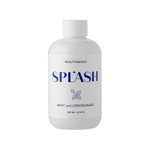 Ополіскувач для порожнини рота Splash Oral Care Mint And Lemongrass Зі смаком м'яти та лемонграсу 200 мл (4820266831516) зображення 1
