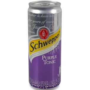 Напій Schweppes Purple Tonic 330 мл ж/б (5449000167576) зображення 1