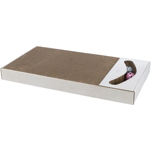 Дряпка (кігтеточка) для котів Trixie XXL картон 70×6×38 см (бежева) (4011905480329) зображення 1