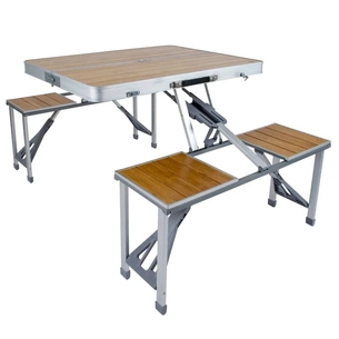 Туристичний стіл Bo-Camp Bamboo Brown/Silver (1404800) зображення 1