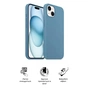 Чохол до мобільного телефона Armorstandart ICON2 MagSafe Apple iPhone 15 Winter Blue (ARM72760) - зменшене зображення 3