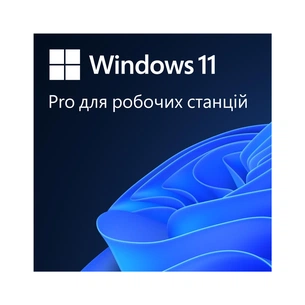 Операційна система Microsoft Windows 11 Pro для робочих станцій, укр, ОЕМ, на DVD носії (HZV-00130) изображение 1