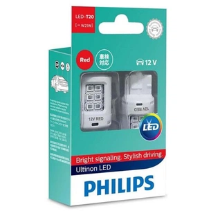 Автолампа Philips W21W RED Ultinon LED, 12V, 2шт/бл. (11065ULRX2) зображення 1