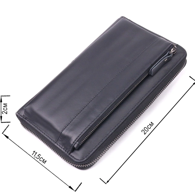 Гаманець Vintage З натуральної шкіри Чорний (21292) - зображення 3