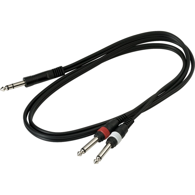 Інсертний кабель RockCable Patch Cable - TRS Jack to 2 x TS Jack (1.5m) (RCL 20922 D4) - picture 3