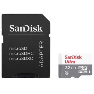 Карта пам'яті SanDisk 32GB Miсro-SDHC Class 10 UHS-I Ultra (SDSQUNS-032G-GN3MA) зображення 1